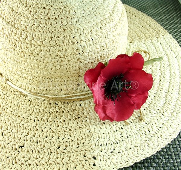 Silk Anemone Red Hat