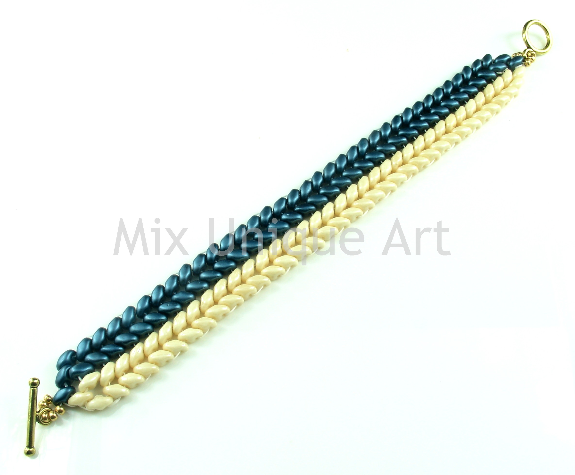 mixua_bracelets for woman_superduo beads (5)