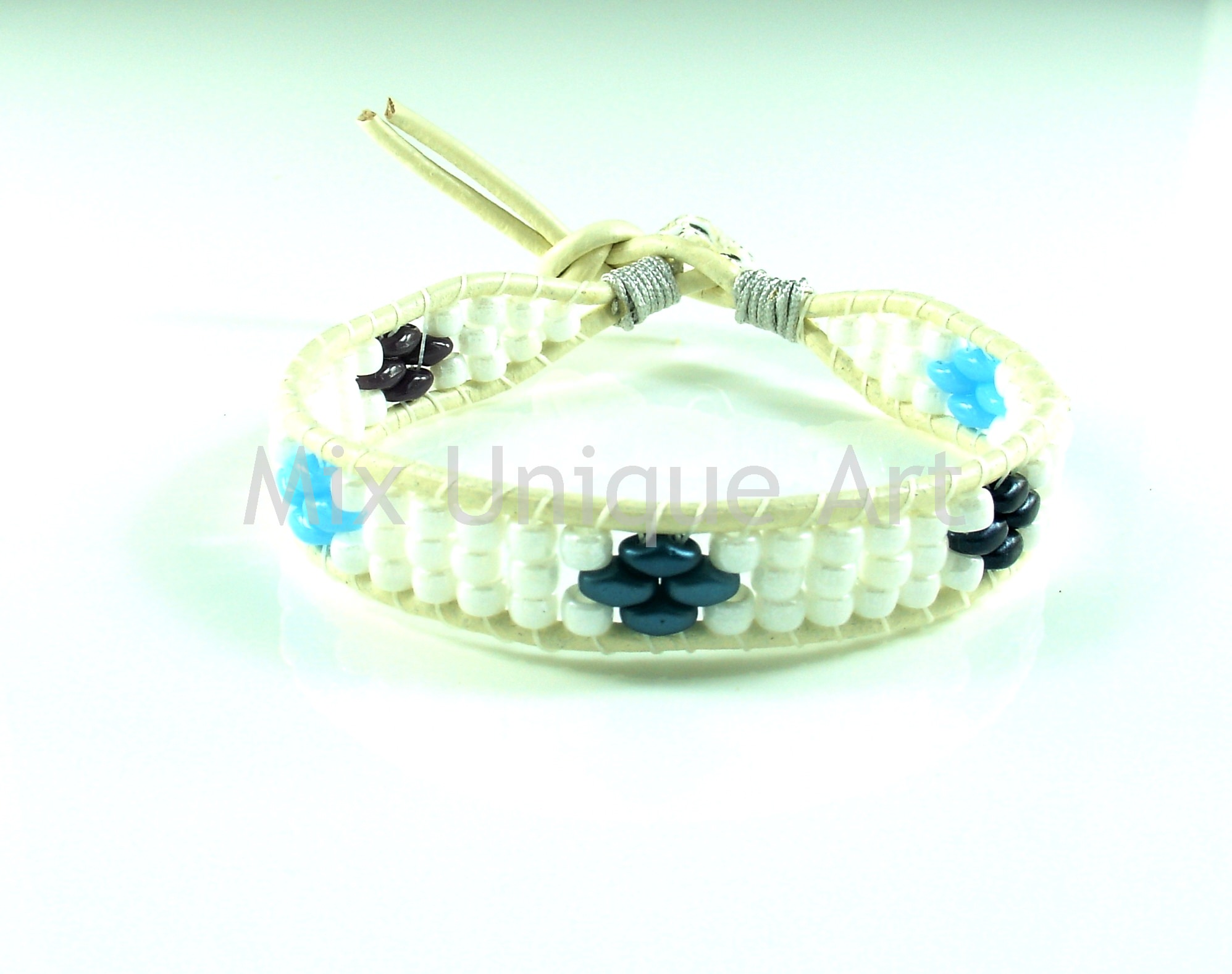 mixua_bracelets for woman_superduo beads