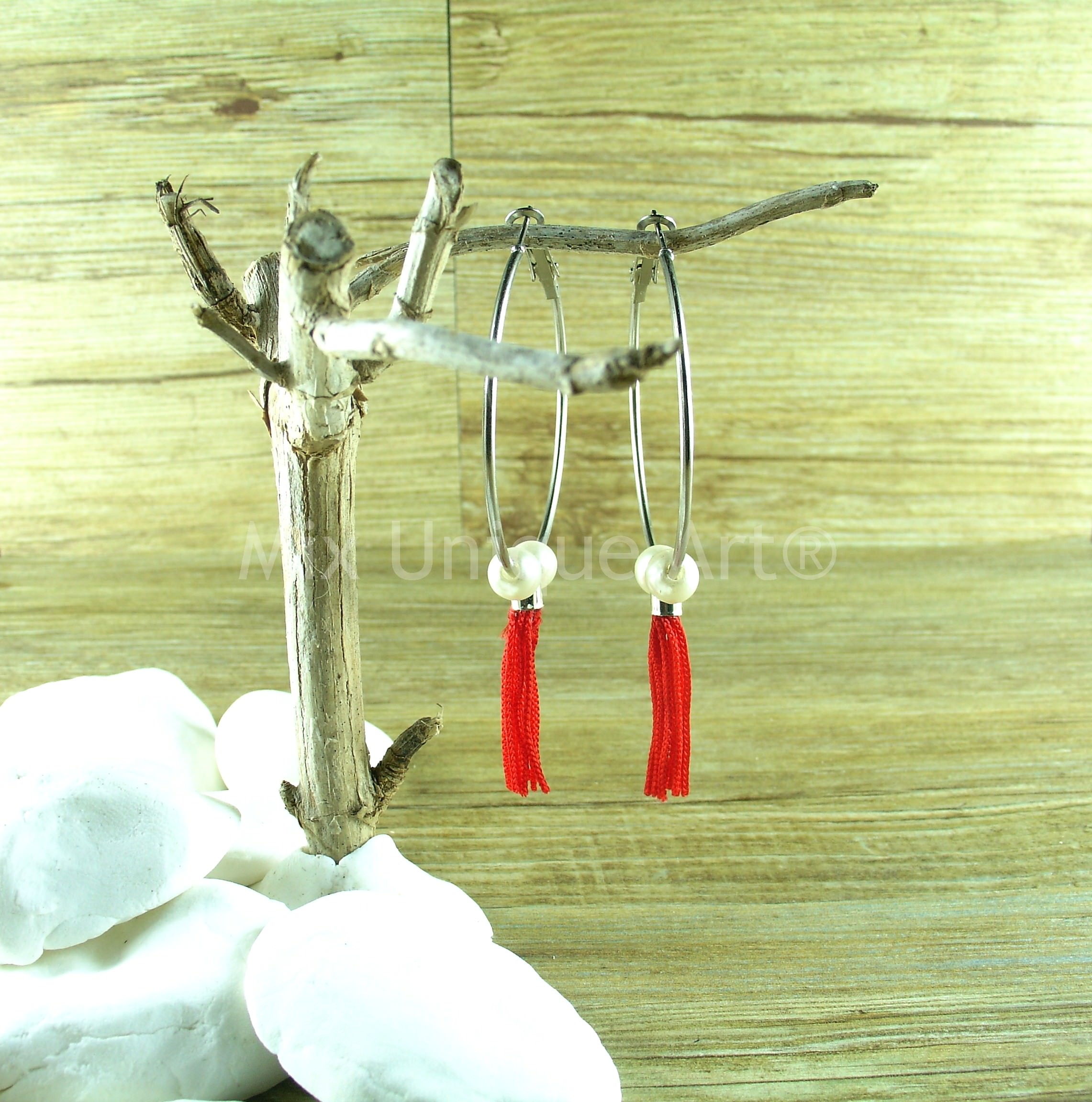 mixua_interchangeable earrings for women tassel (2)